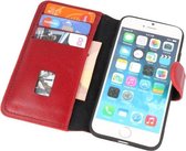 Lelycase Echt Lederen Booktype iPhone 11 hoesje - Rood