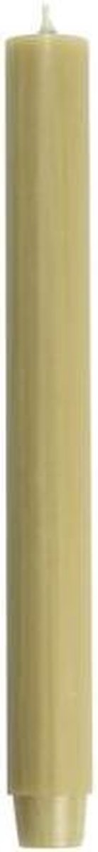 Rustik Lys Dinerkaarsen XL - Pak van 20 Stuks - Beige Olijf - 2,6 x 30 cm