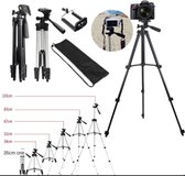 Smartphone Tripod Camera Statief 102 Cm Zwart Inclusief Bluetooth Remote Shutter – HiCHiCO