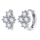 Ring dames | zilveren dames ring | 925 zilver plated | Zirkonia ring | ring ingelegd met steentjes | valentijnscadeautje voor vrouw | valentijn | dubbele ring dames | cadeau voor v