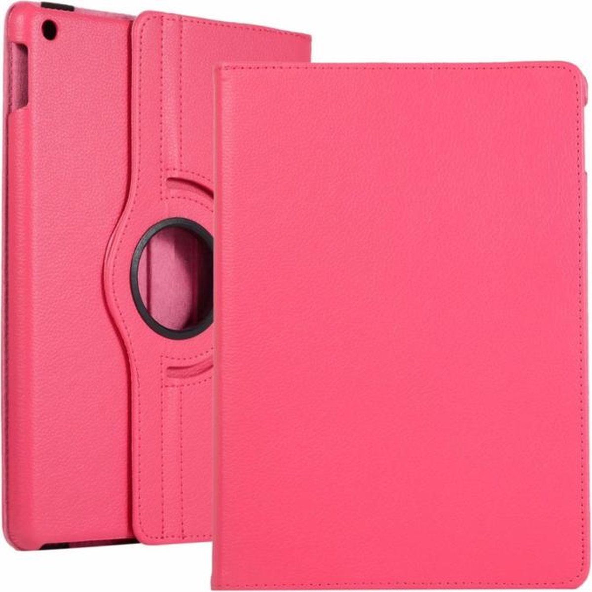 360º Standaard Hoes Map geschikt voor iPad 10.2 - iPad Air 10.5 - Magenta - A2197 A2152