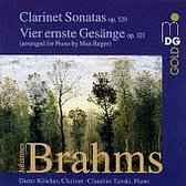 Clarinet Sonatas/Vier Ern