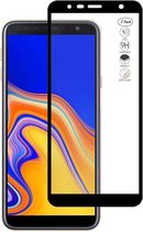 Volledige dekking Screenprotector Glas - Tempered Glass Screen Protector Geschikt voor: Samsung Galaxy J4 Plus 2018  - 2x