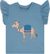 Dear Sophie T-shirt |CAMEL| Frill Tank maat 134/140