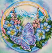 Kralen borduurpakket Summer water colors-1   - ABRIS ART 30 x 31,5  cm