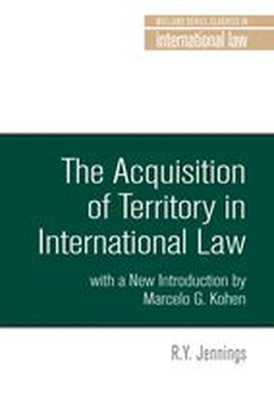 Melland Schill Classics in International Law - The acquisiti ... - cover