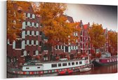 Schilderij - Amsterdam — 100x70 cm