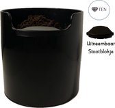 TEN® - Uitklopbak Koffie van Kunststof - Barista Knockbox - Uitkloplade Coffee met Antislip