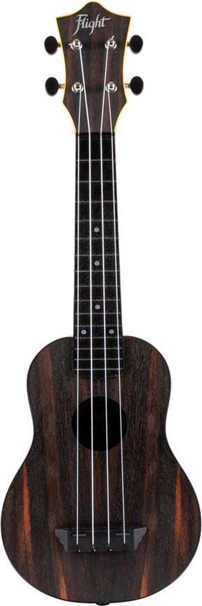TUS55 Flight Travel Sopraan Ukulele - Amara Coffee