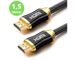 SAMMIT HDMI Kabel 2.0 Full HD Gold Plated – HDMI naar HDMI Kabel - Ultra HD 4K - TV - PC - Laptop - Console – 1,5 Meter