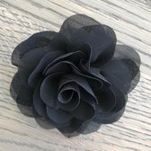 Leuke bloem (roos) op Clip - Zwart