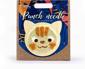 DIY-Kit Punch Needle Set - kat, d: 15 cm