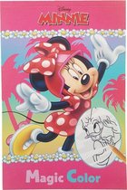 Disney - Minnie Mouse - Tover kras blok Magic Color - 22 pagina's - roller skates