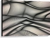 Canvas  - Abstracte illusie  - 100x75cm Foto op Canvas Schilderij (Wanddecoratie op Canvas)