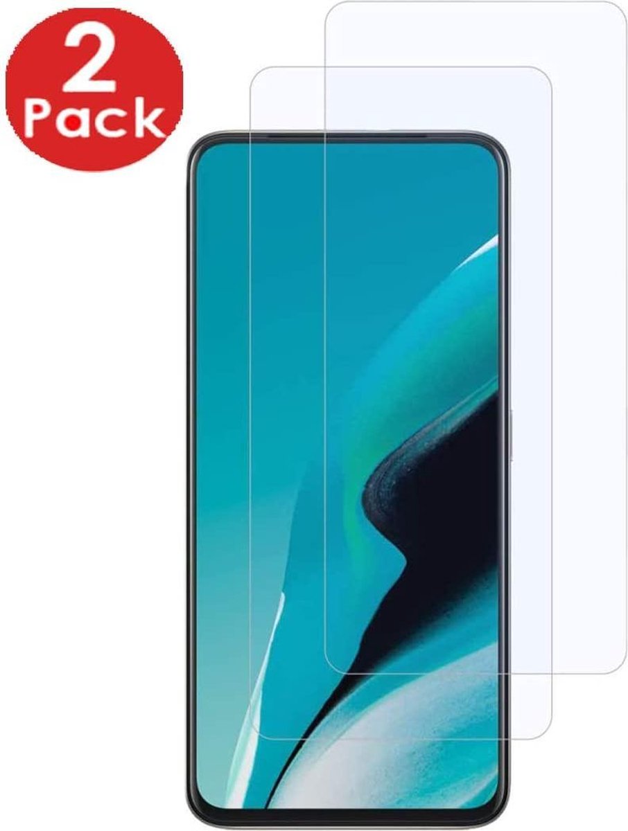 Screenprotector Glas - Tempered Glass Screen Protector Geschikt voor: Oppo Reno 2Z - 2x
