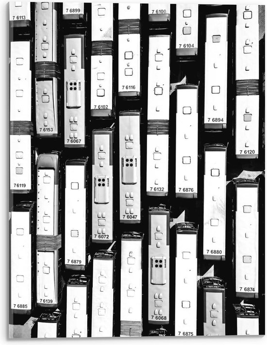 Acrylglas - Computerspellen (zwart/wit) - 30x40cm Foto op Acrylglas (Wanddecoratie op Acrylglas)