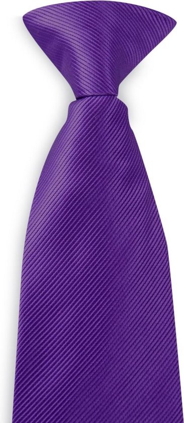 We Love Ties - Veiligheidsdas paars - geweven polyester repp - We Love Ties