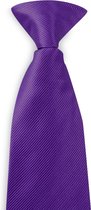 We Love Ties - Veiligheidsdas paars - geweven polyester repp