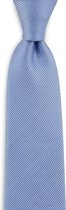 We Love Ties - Stropdas Investment Advisor - geweven zuiver zijde - lichtblauw / wit