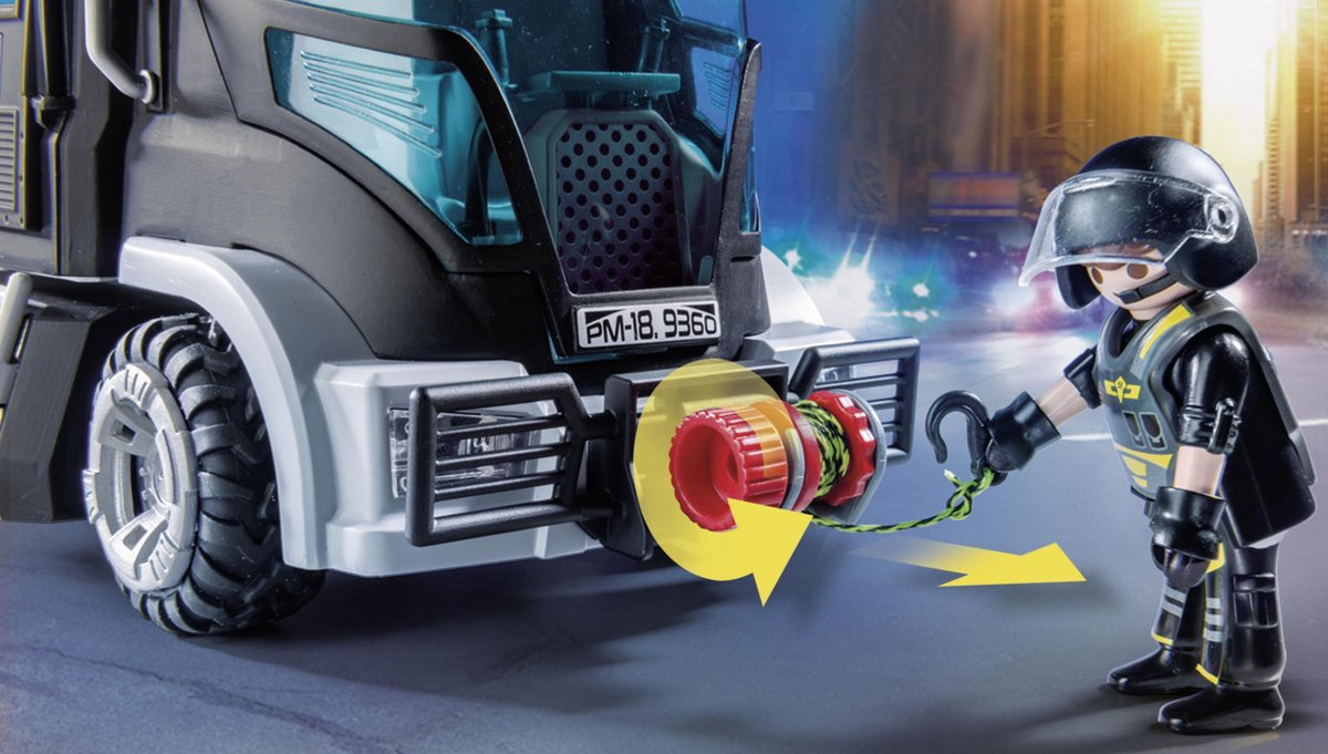 PLAYMOBIL City Action SIE-truck met licht en geluid - 9360 — afbeelding 8