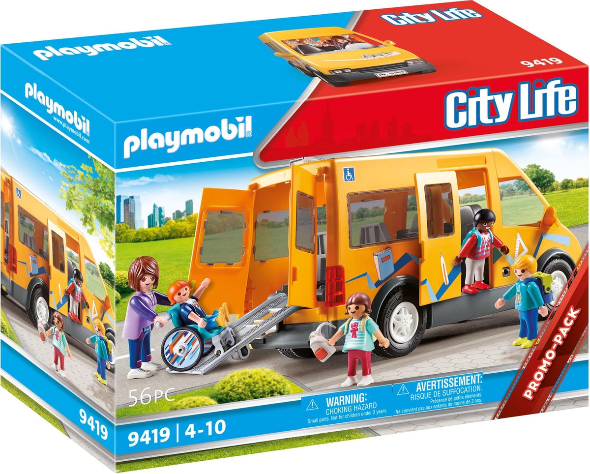PLAYMOBIL City Life Schoolbus - 9419 - PLAYMOBIL