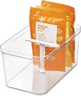 iDesign   Opbergbox met T-handvat   - Transparant - Sorteervakken