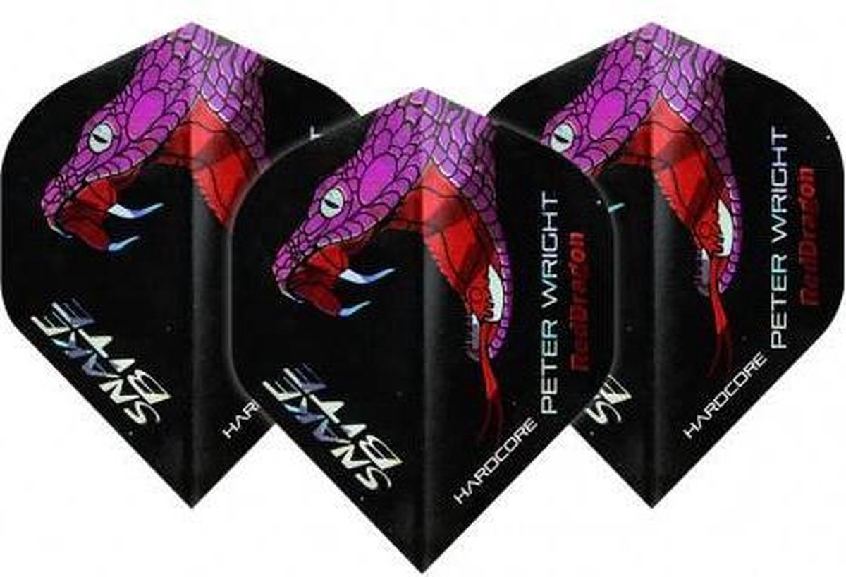 Red Dragon Peter Wright Snakebite Holographic - Dart Flights