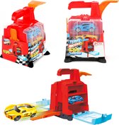 Toi-toys Autoschieter Turbo Racers Junior 16 Cm Rood 3-delig