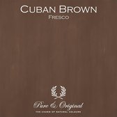 Pure & Original Fresco Kalkverf Cuban Brown 5 L