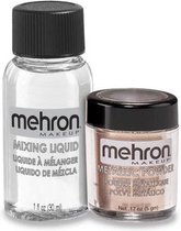 Mehron - Metallic Powder + Mixing Liquid - Rosé Gold