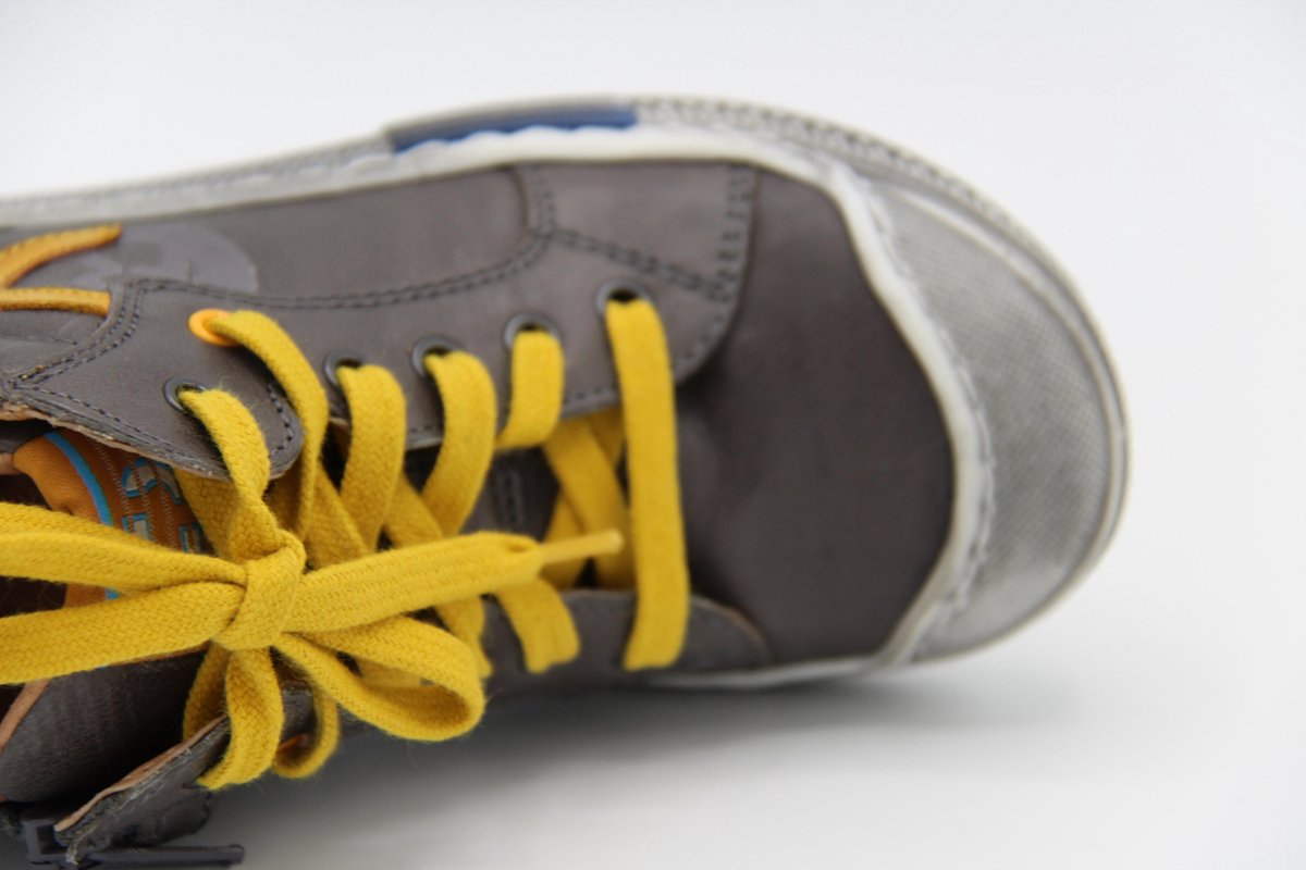 Romagnoli grijze enkelhoge schoen met gele accenten 9180- maat 27 | bol.com