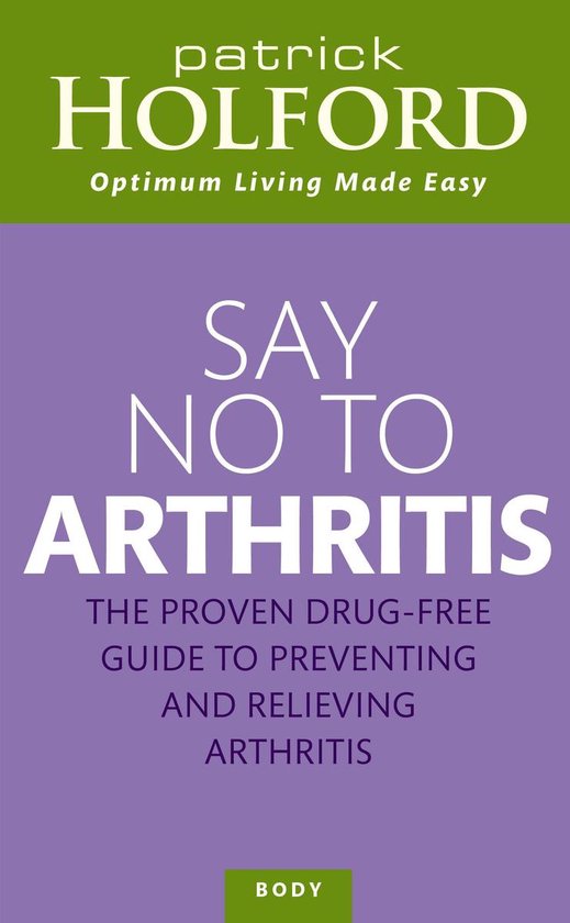 Say No To Arthritis - cover