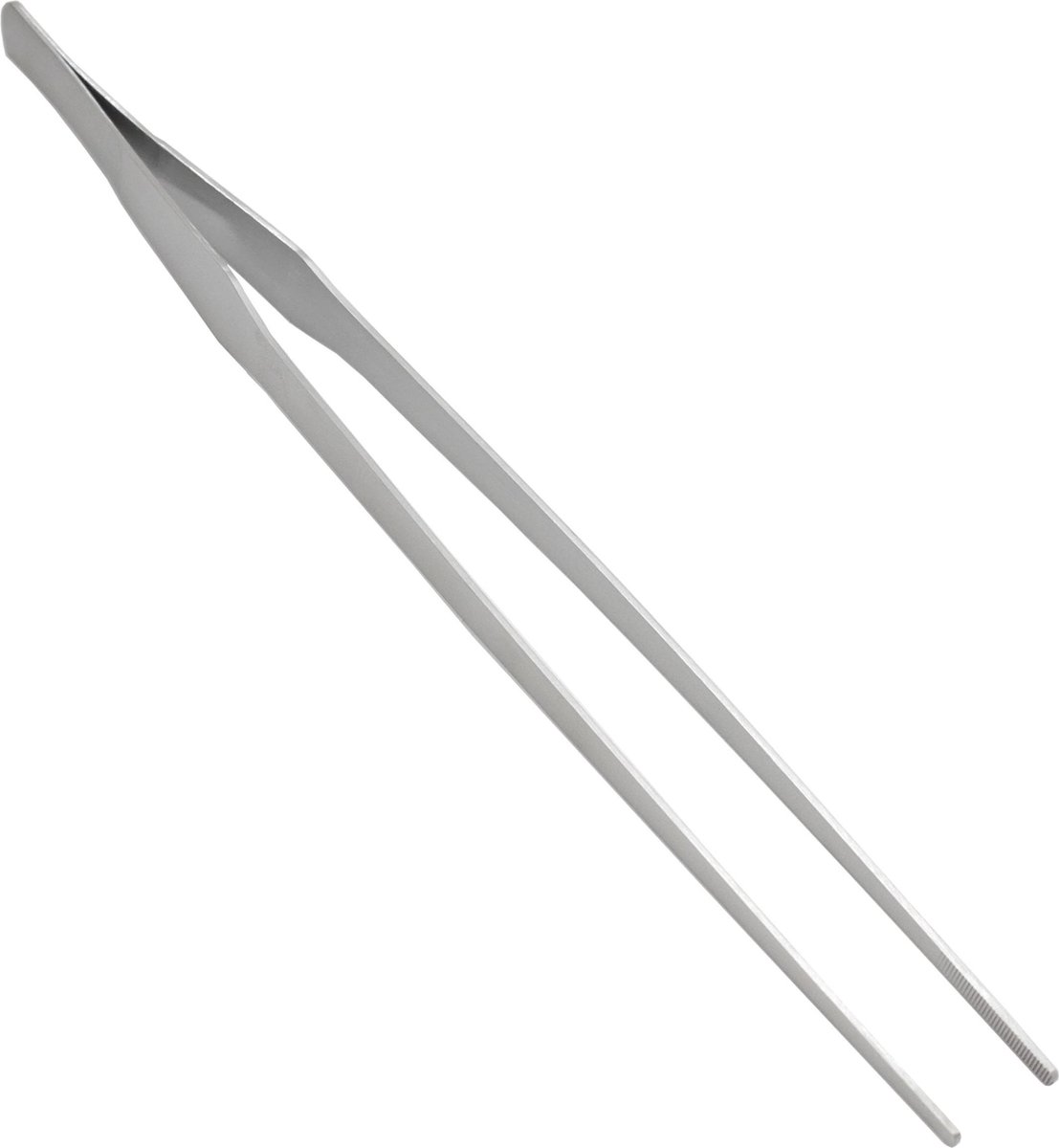 Lange pincet - Keukenpincet - Aquarium pincet lang recht - Aquascaping - 20 cm - RVS