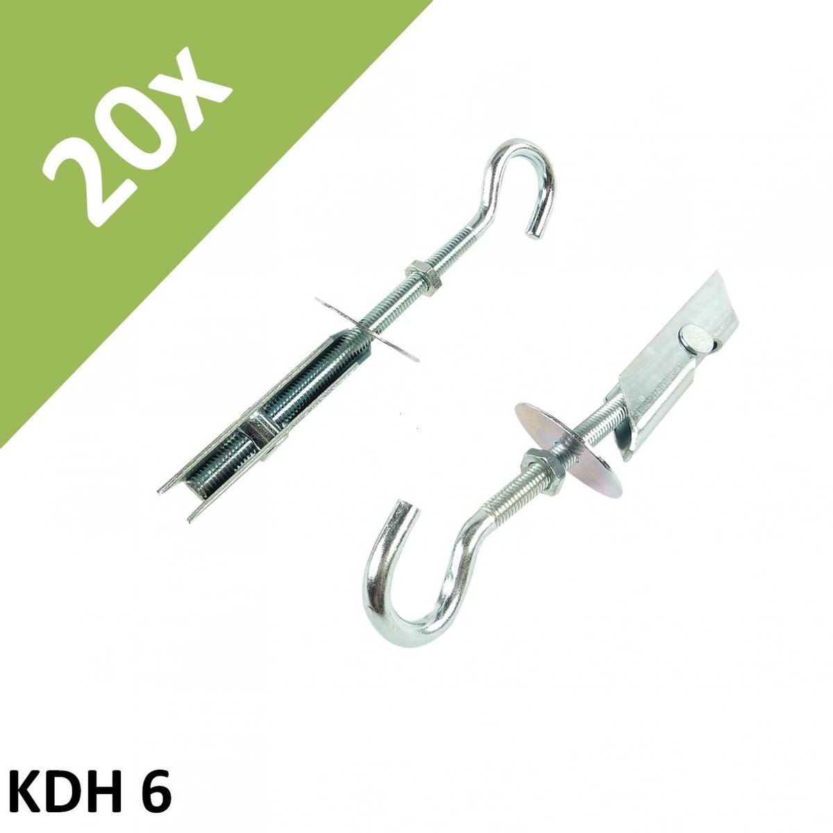 Fischer toggle bolt KDH 6 (20 ST), # 80186 - 2) 20x KDH 6