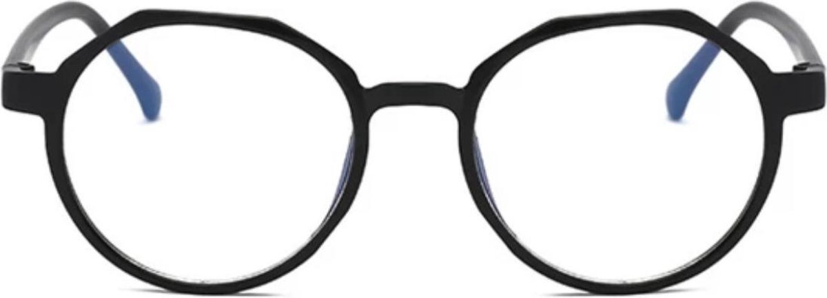 Oculaire | Odense | Zwart | Min-bril | -1,50 | Rond | Inclusief brillenkoker en microvezel doek | Geen Leesbril! |
