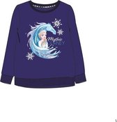 Disney Frozen  2 sweater Elsa en The Nokk - donkerblauw  - Maat 92 / 2 jaar