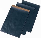 papieren zakjes - cadeauzakjes 17x25cm  blauw  per 30 stuks