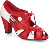 Lulu Hun Manila 60's Pumps Rood Wit