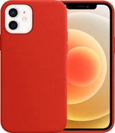 Coque arrière en Siliconen iPhone 12 Mini Case Sleeve - Rouge