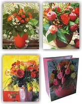 24 meduim cadeauzakjes 17318 Bloemen cadeauzakjes voor verjaardagscadeautas