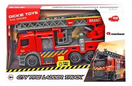 Dickie Toys Belgische Brandweerwagen - 23 cm - Licht & Geluid -  Speelgoedvoertuig | bol.com