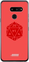 LG G8 ThinQ Hoesje Transparant TPU Case - D20 - Red #ffffff