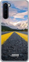 OnePlus Nord Hoesje Transparant TPU Case - Road Ahead #ffffff