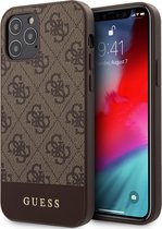 Guess 4G Stripe Back Case - Apple iPhone 12 Pro Max (6.7") - Bruin