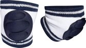Playshoes Kniebeschermers Junior Wit/navy One Size