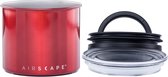 Airscape® Classic 250gr. -voorraadpot -voorraadbus - vershouddoos - voedselveilig - BPA vrij - koffiepot - rood - Red