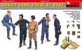 MiniArt Soviet Tank Crew at Rest (Special Edition) + Ammo by Mig lijm