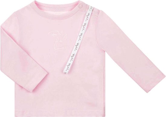 Baby de Luxe T-shirtje lange mouw roze mnd