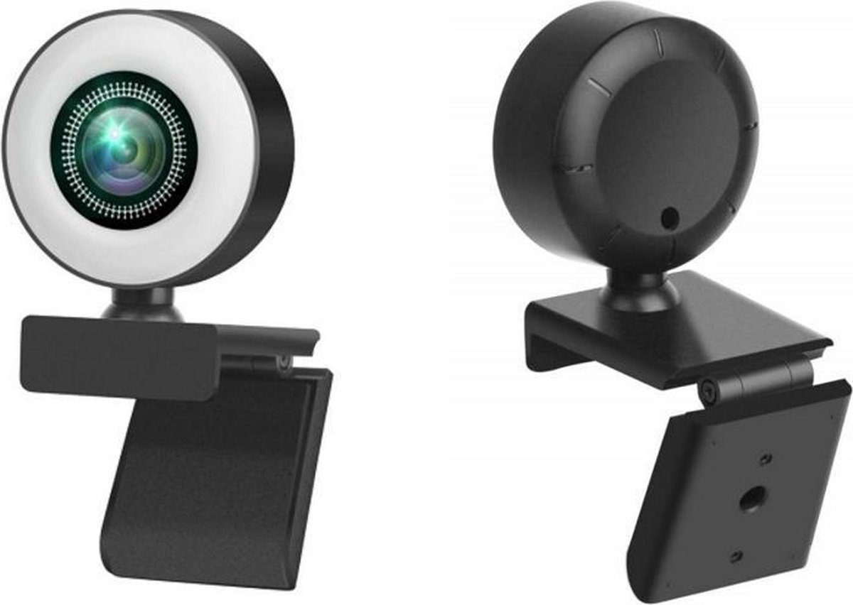 webcam eurodeals UHD1080P 360° Round circle LED light