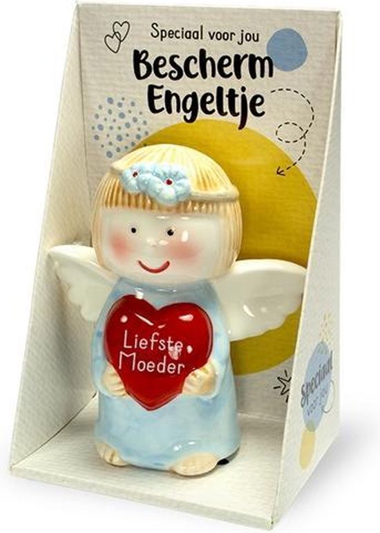 Miko Engeltje en Beertje Keramiek Beeldjes